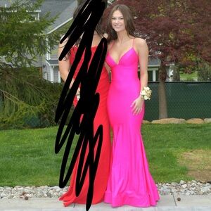 Gorgeous Fuchsia Pink Prom Dress